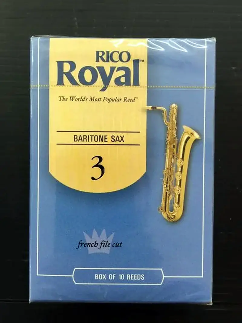 קופסה של 10 עלים RICO/RICO ROYAL סקסופון בריטון